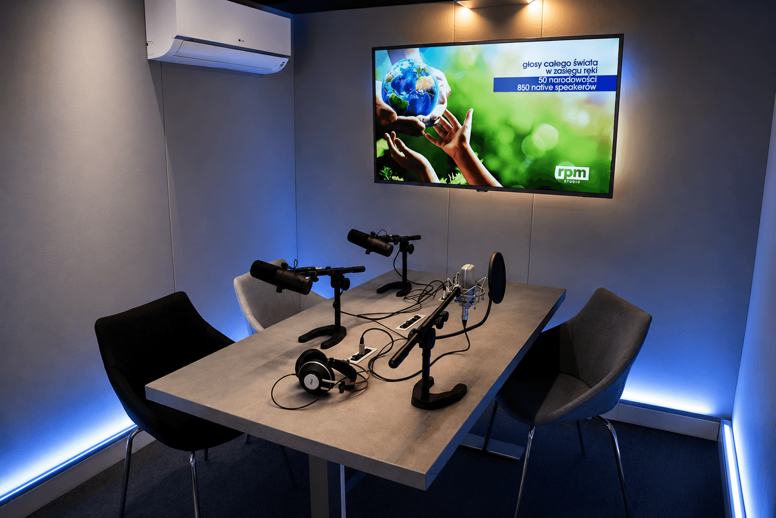 Podcast studio - Warsaw